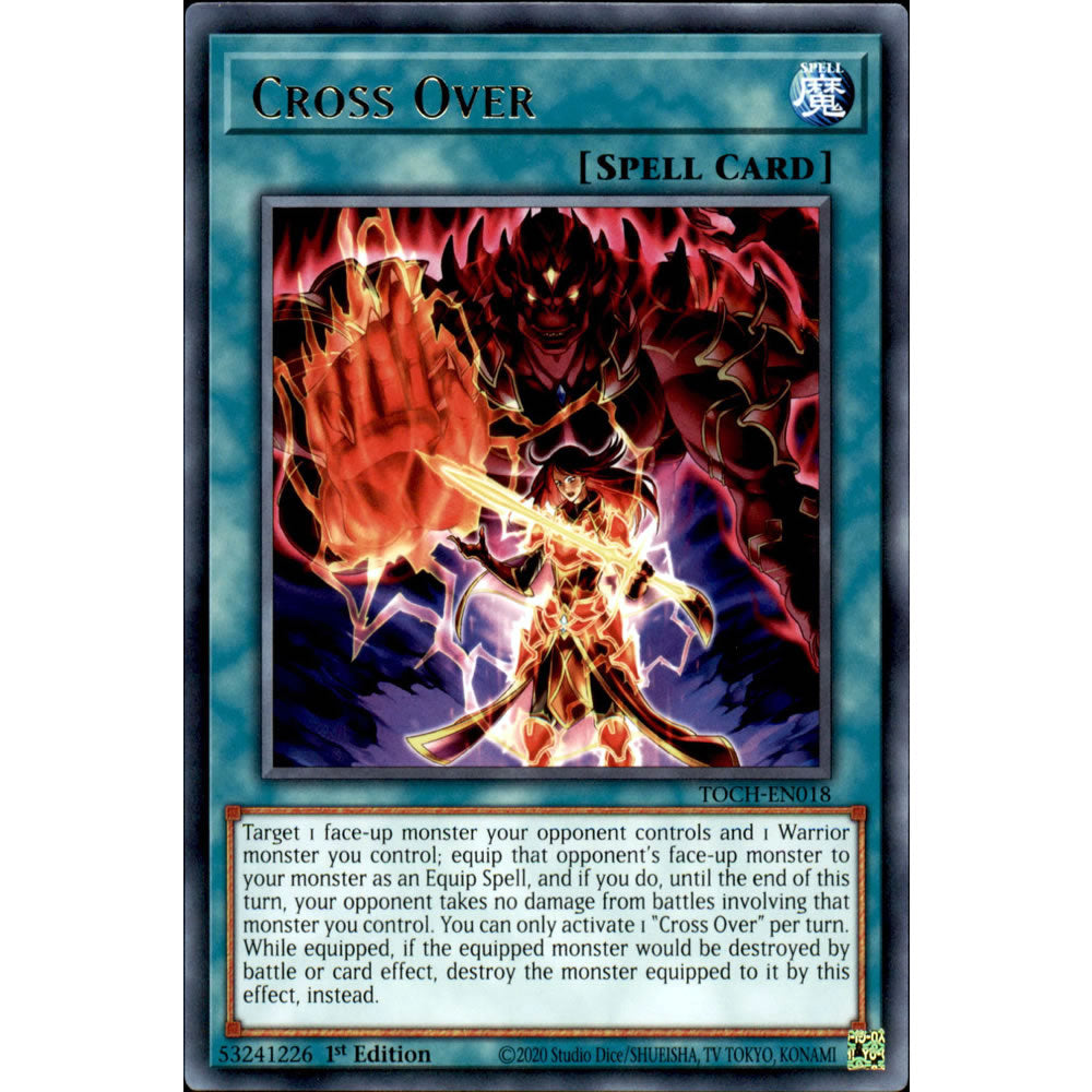 Cross Over TOCH-EN018 Yu-Gi-Oh! Card from the Toon Chaos Set