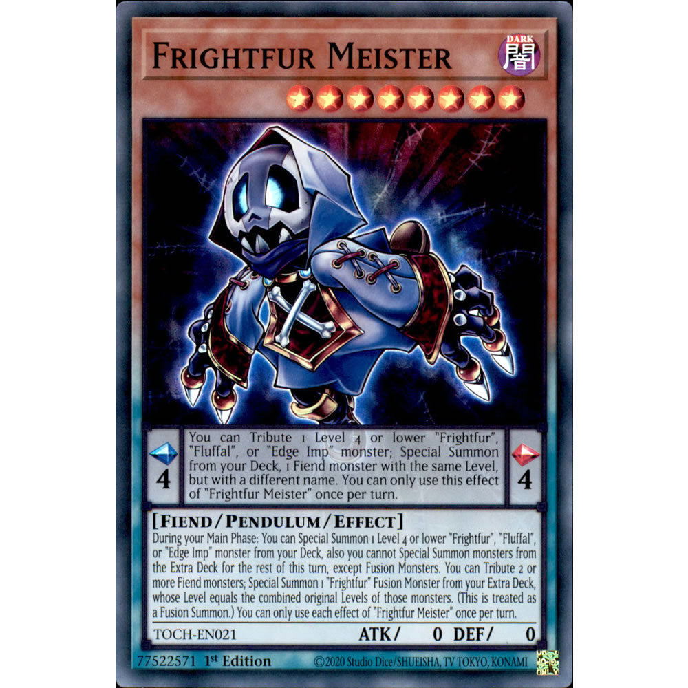 Frightfur Meister TOCH-EN021 Yu-Gi-Oh! Card from the Toon Chaos Set