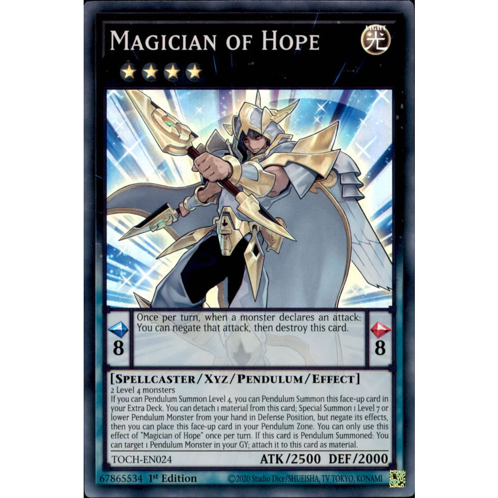 Magician of Hope TOCH-EN024 Yu-Gi-Oh! Card from the Toon Chaos Set