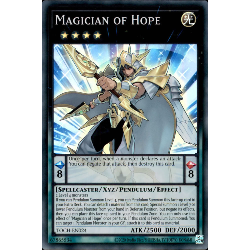 Magician of Hope TOCH-EN024 Yu-Gi-Oh! Card from the Toon Chaos Set