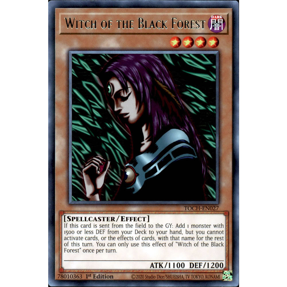 Witch of the Black Forest TOCH-EN027 Yu-Gi-Oh! Card from the Toon Chaos Set