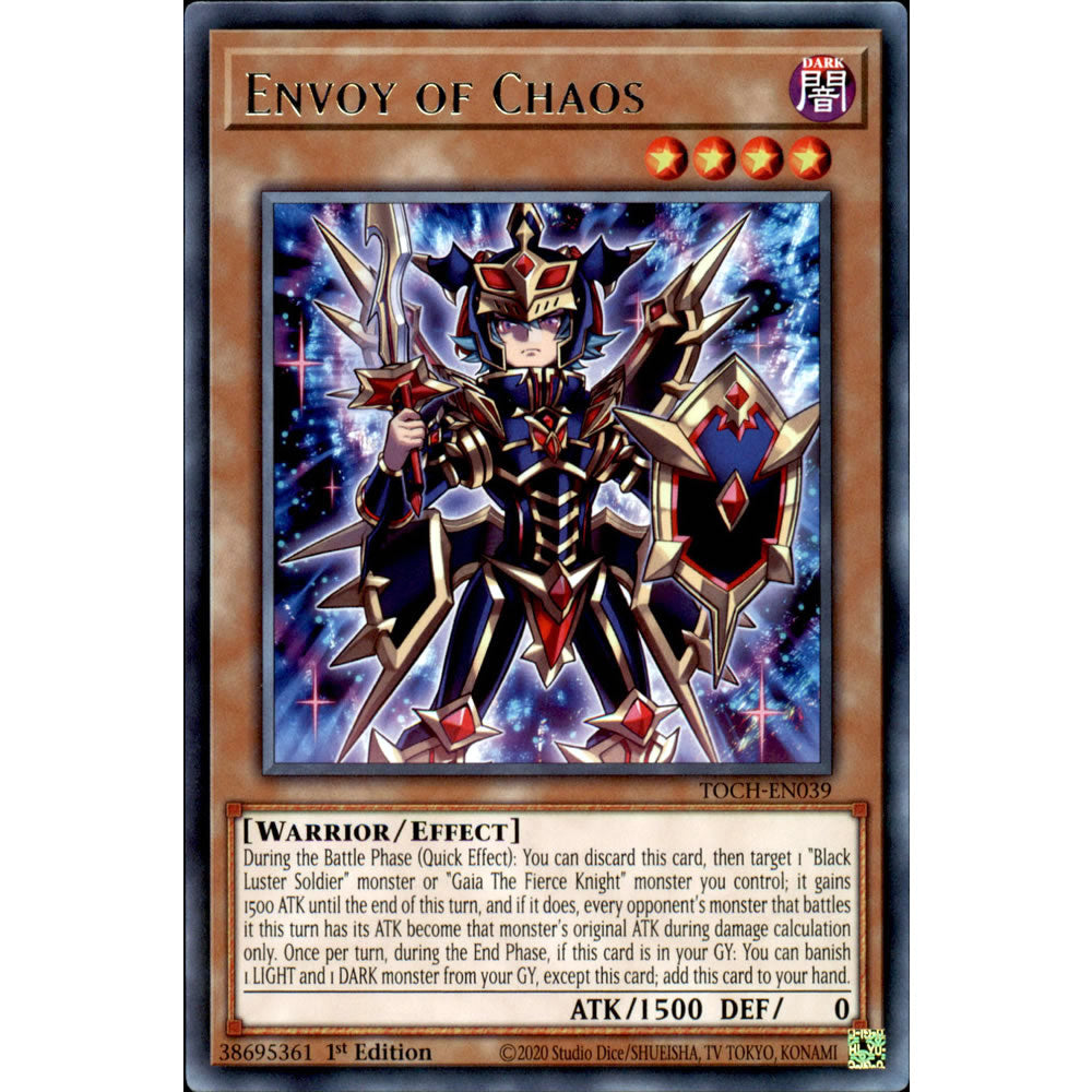 Envoy of Chaos TOCH-EN039 Yu-Gi-Oh! Card from the Toon Chaos Set