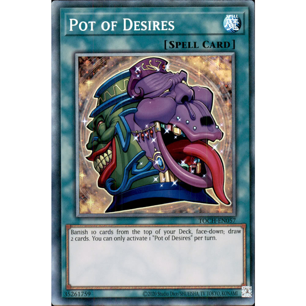 Pot of Desires TOCH-EN057 Yu-Gi-Oh! Card from the Toon Chaos Set