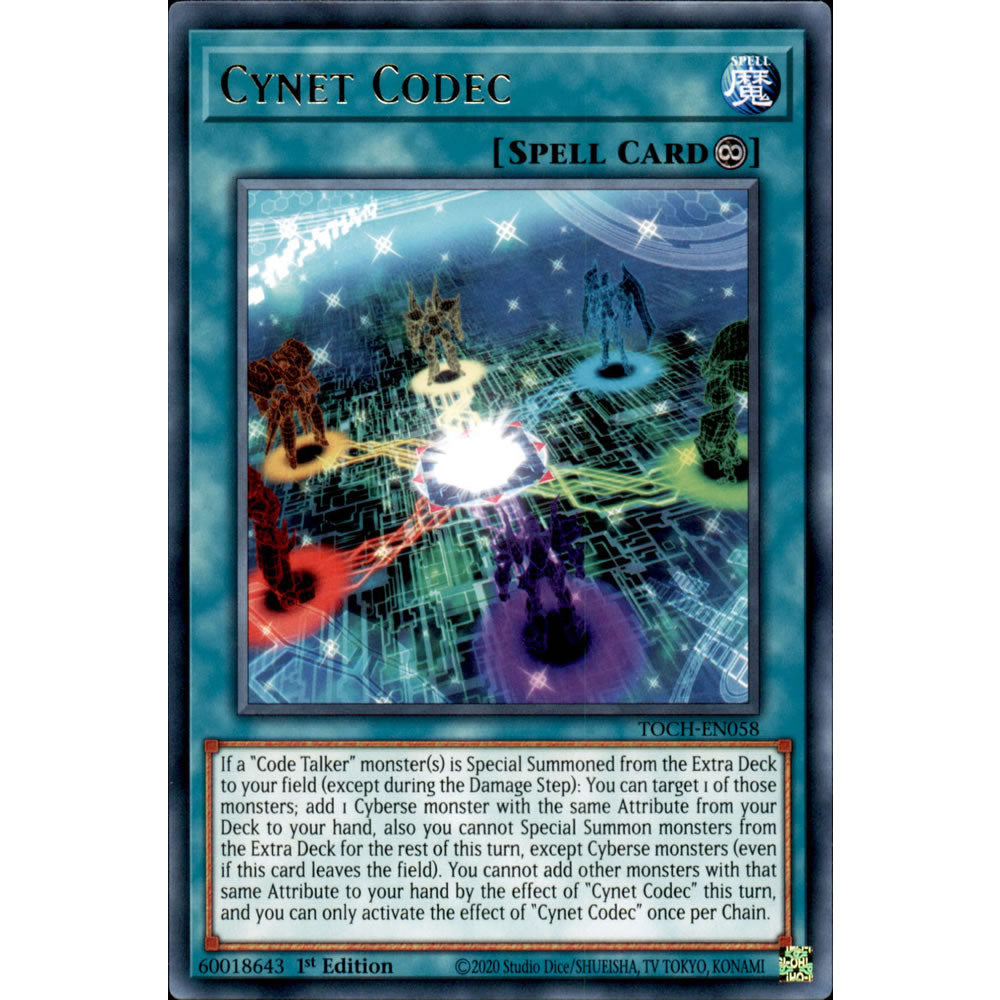 Cynet Codec TOCH-EN058 Yu-Gi-Oh! Card from the Toon Chaos Set