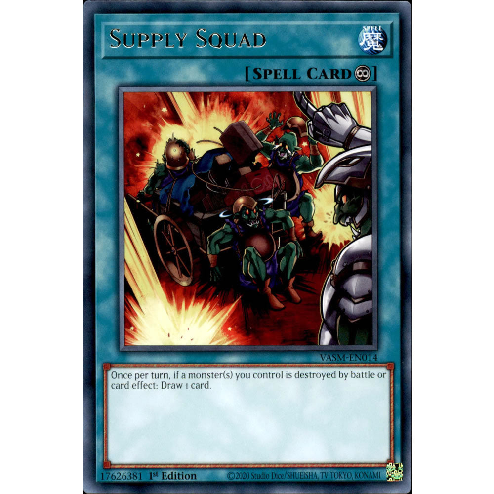 Supply Squad VASM-EN014 Yu-Gi-Oh! Card from the Valiant Smashers Set