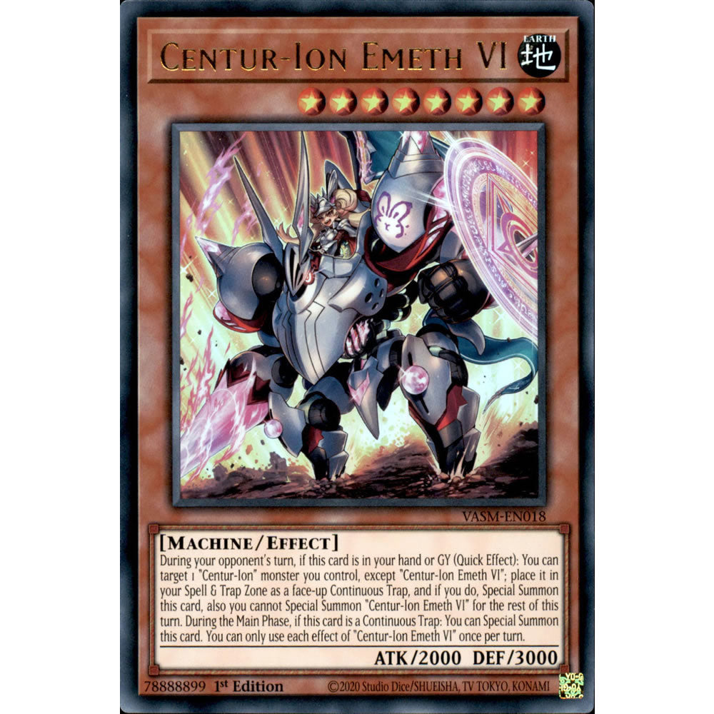 Centur-Ion Emeth VI VASM-EN018 Yu-Gi-Oh! Card from the Valiant Smashers Set