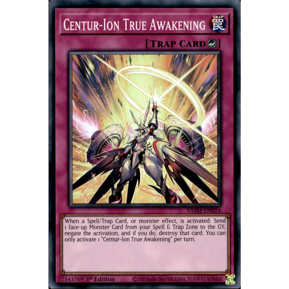 Centur-Ion True Awakening VASM-EN024 Yu-Gi-Oh! Card from the Valiant Smashers Set