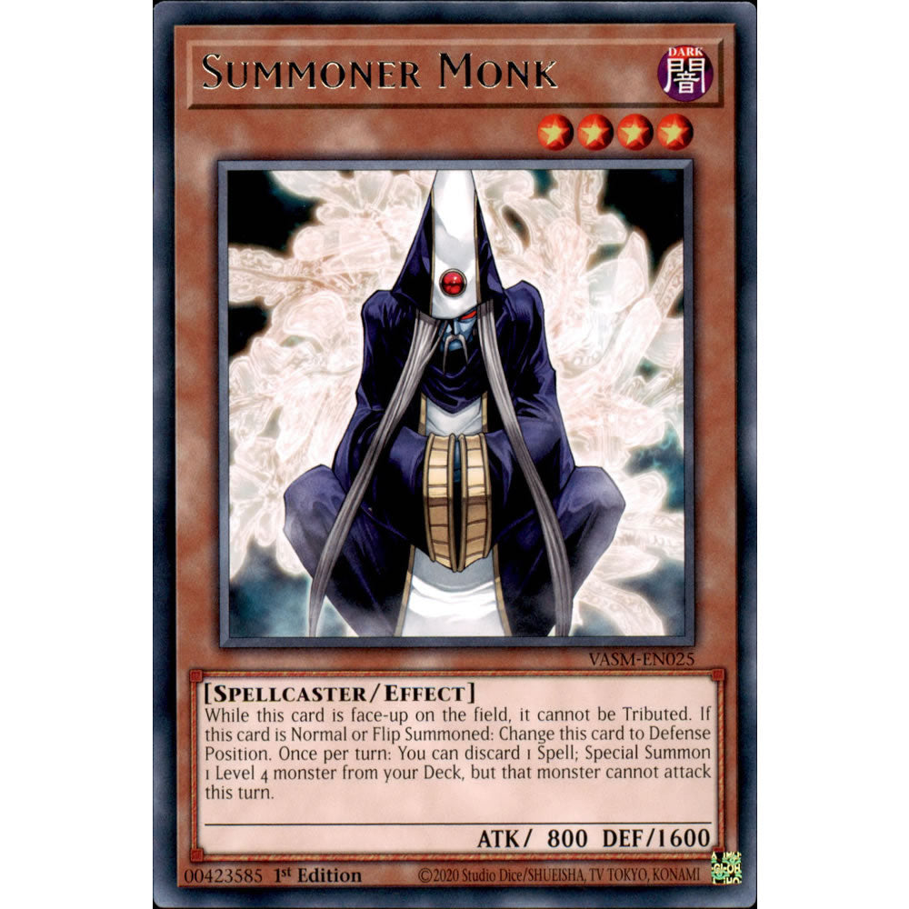 Summoner Monk VASM-EN025 Yu-Gi-Oh! Card from the Valiant Smashers Set