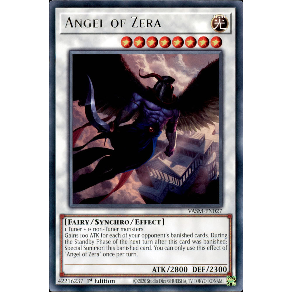 Angel of Zera VASM-EN027 Yu-Gi-Oh! Card from the Valiant Smashers Set