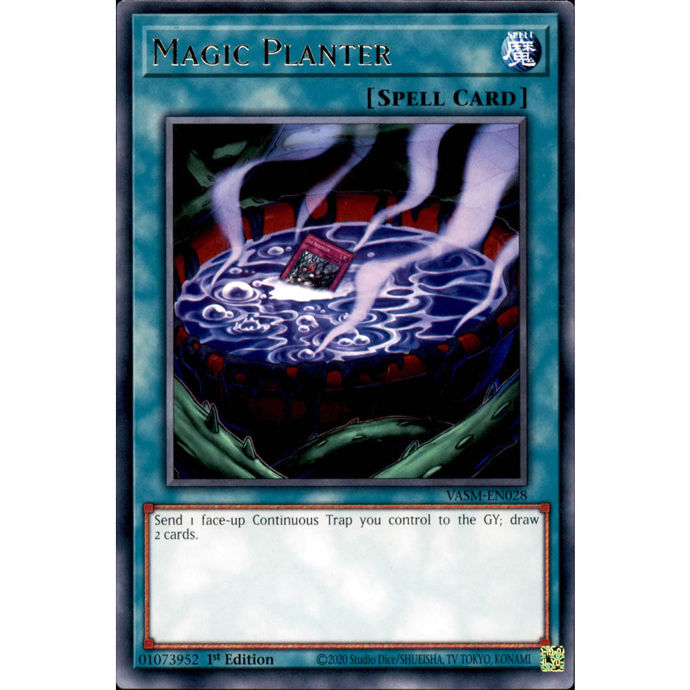 Magic Planter VASM-EN028 Yu-Gi-Oh! Card from the Valiant Smashers Set