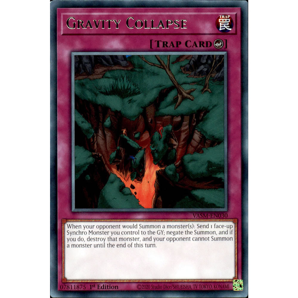 Gravity Collapse VASM-EN030 Yu-Gi-Oh! Card from the Valiant Smashers Set