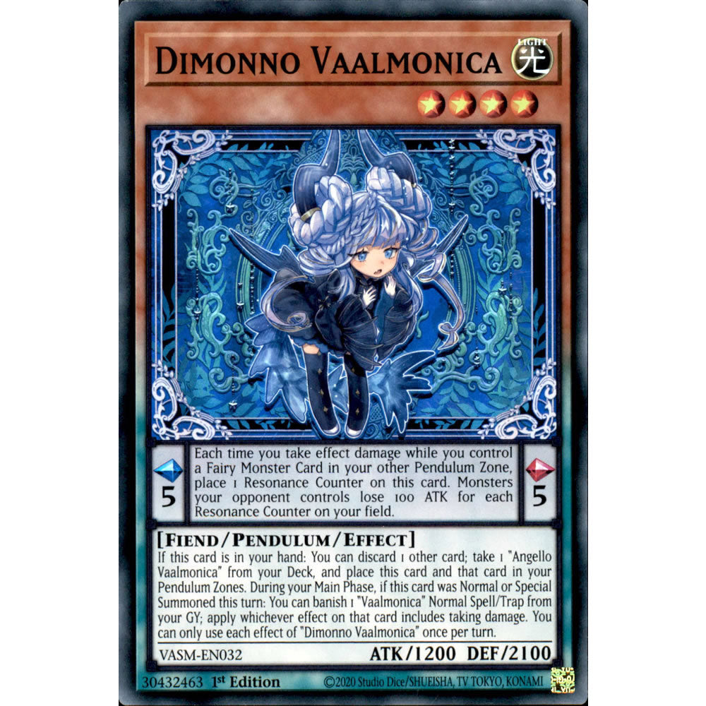 Dimonno Vaalmonica VASM-EN032 Yu-Gi-Oh! Card from the Valiant Smashers Set