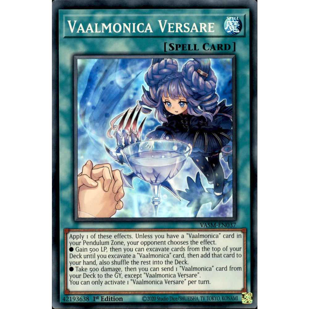 Vaalmonica Versare VASM-EN037 Yu-Gi-Oh! Card from the Valiant Smashers Set