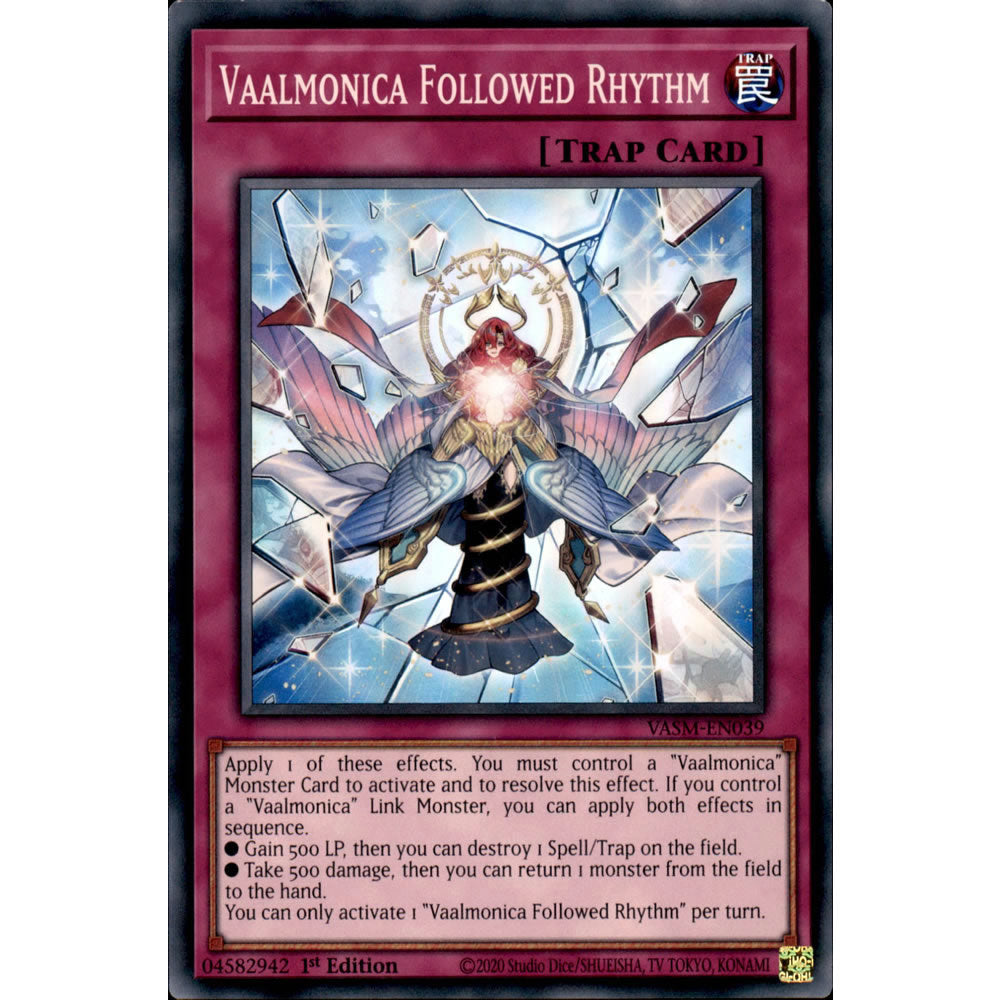 Vaalmonica Followed Rhythm VASM-EN039 Yu-Gi-Oh! Card from the Valiant Smashers Set
