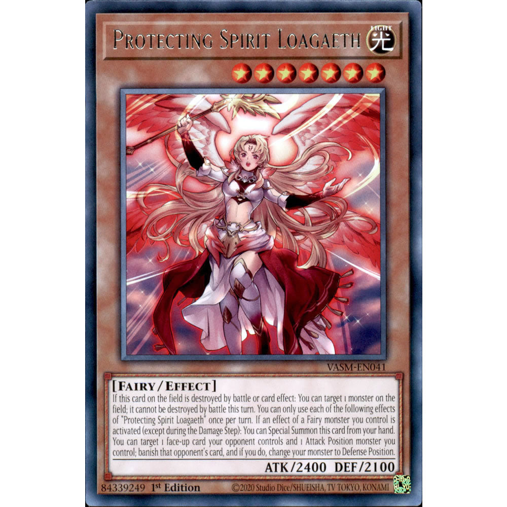 Protecting Spirit Loagaeth VASM-EN041 Yu-Gi-Oh! Card from the Valiant Smashers Set