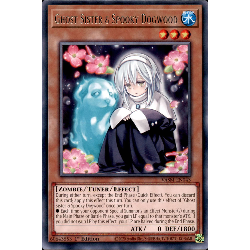 Ghost Sister & Spooky Dogwood VASM-EN043 Yu-Gi-Oh! Card from the Valiant Smashers Set
