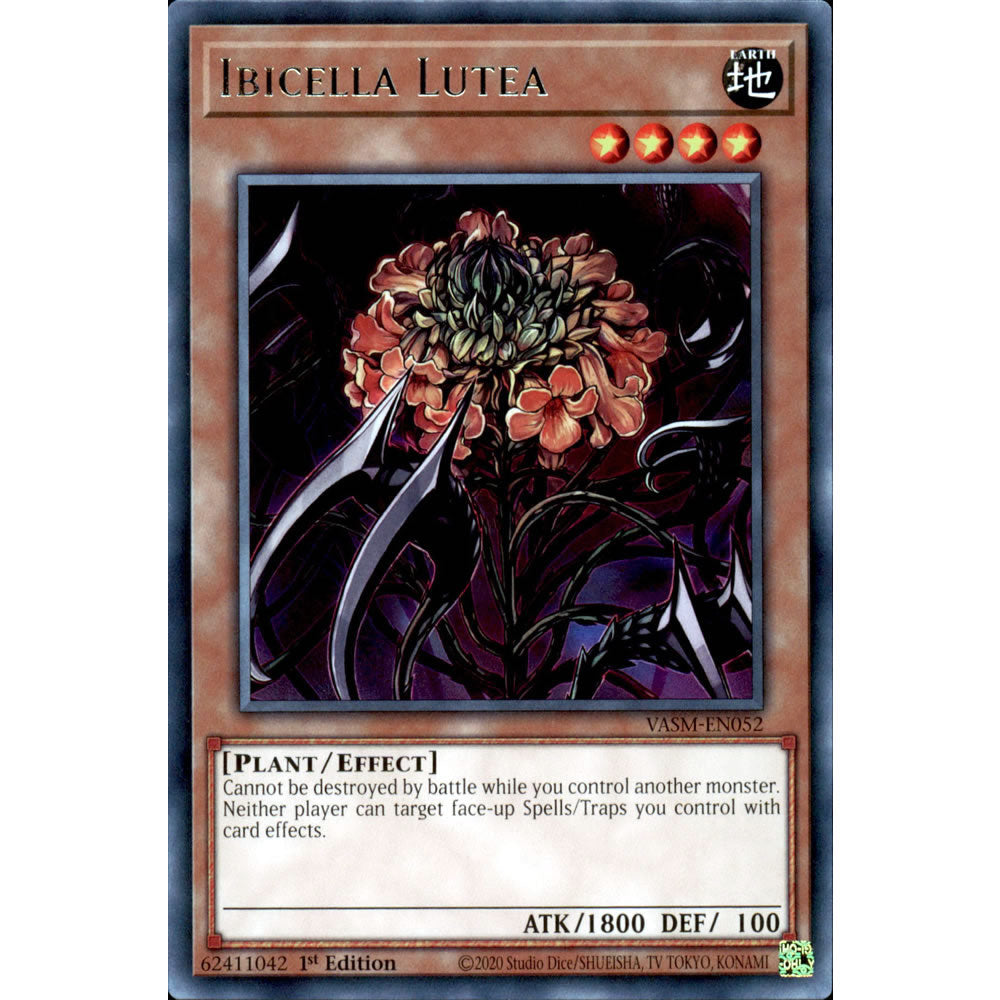 Ibicella Lutea VASM-EN052 Yu-Gi-Oh! Card from the Valiant Smashers Set