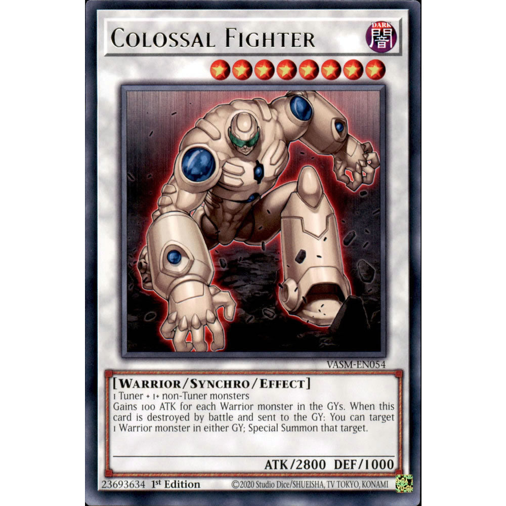 Colossal Fighter VASM-EN054 Yu-Gi-Oh! Card from the Valiant Smashers Set
