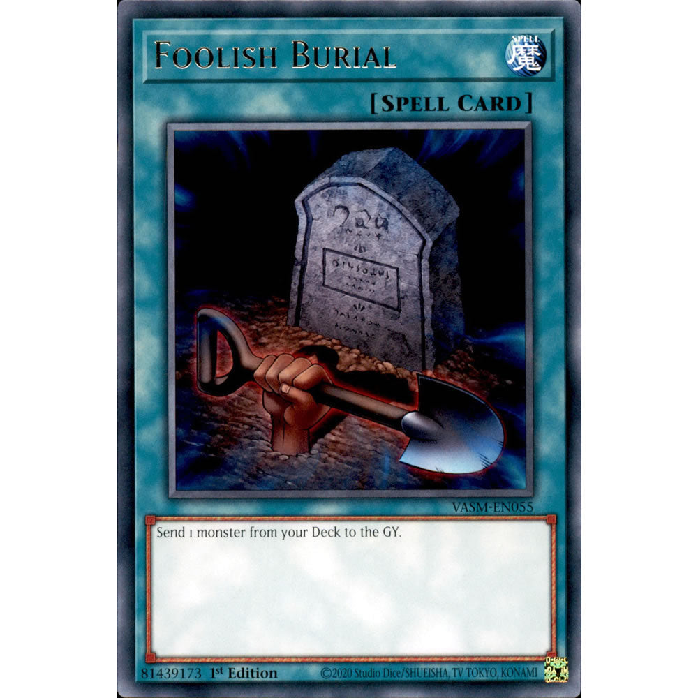 Foolish Burial VASM-EN055 Yu-Gi-Oh! Card from the Valiant Smashers Set