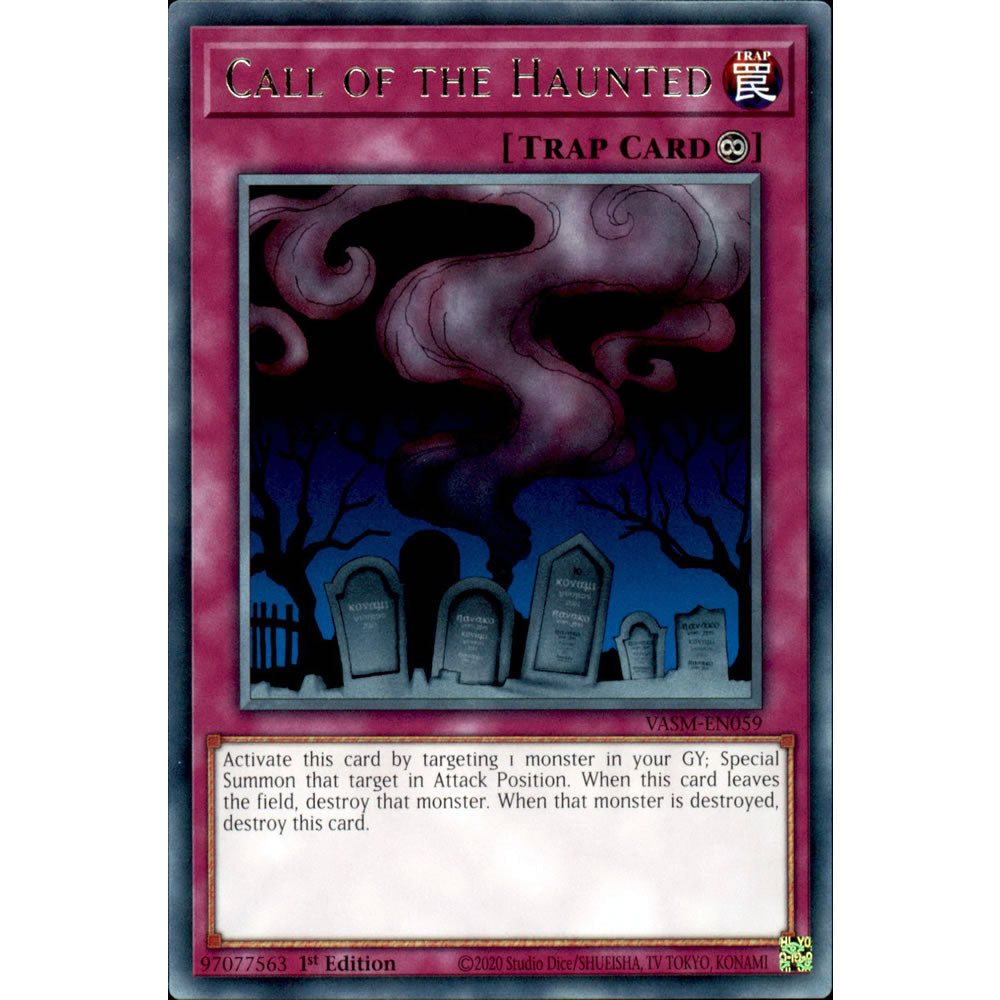 Call of the Haunted VASM-EN059 Yu-Gi-Oh! Card from the Valiant Smashers Set