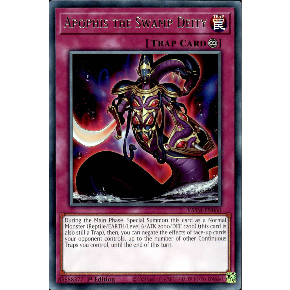 Apophis the Swamp Deity VASM-EN060 Yu-Gi-Oh! Card from the Valiant Smashers Set