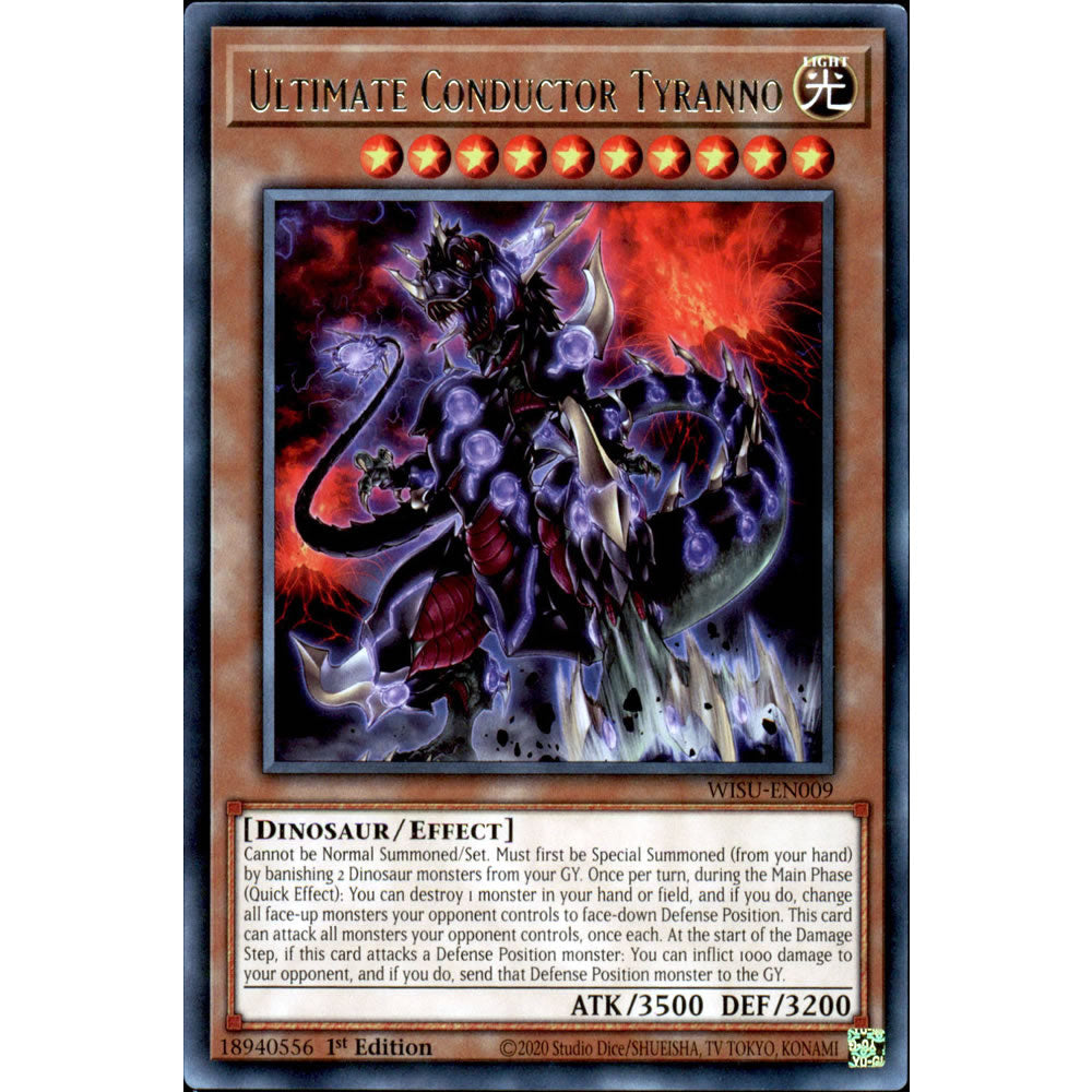 Ultimate Conductor Tyranno WISU-EN009 Yu-Gi-Oh! Card from the Wild Survivors Set