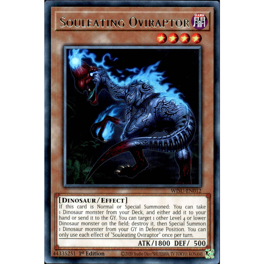 Souleating Oviraptor WISU-EN012 Yu-Gi-Oh! Card from the Wild Survivors Set