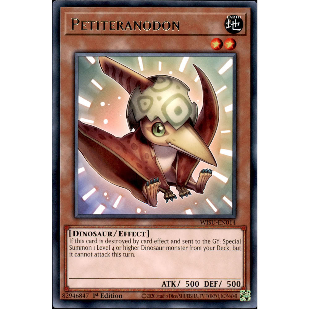 Petiteranodon WISU-EN014 Yu-Gi-Oh! Card from the Wild Survivors Set