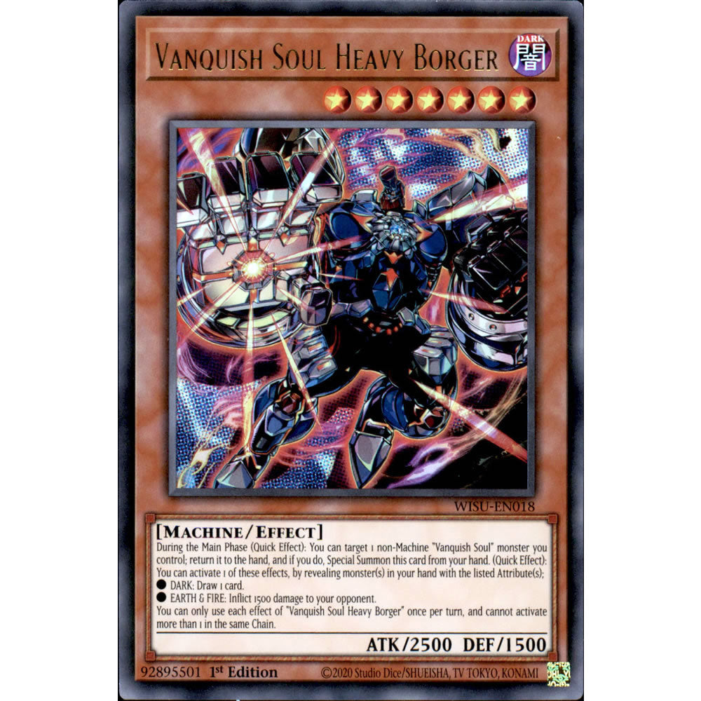 Vanquish Soul Heavy Borger WISU-EN018 Yu-Gi-Oh! Card from the Wild Survivors Set