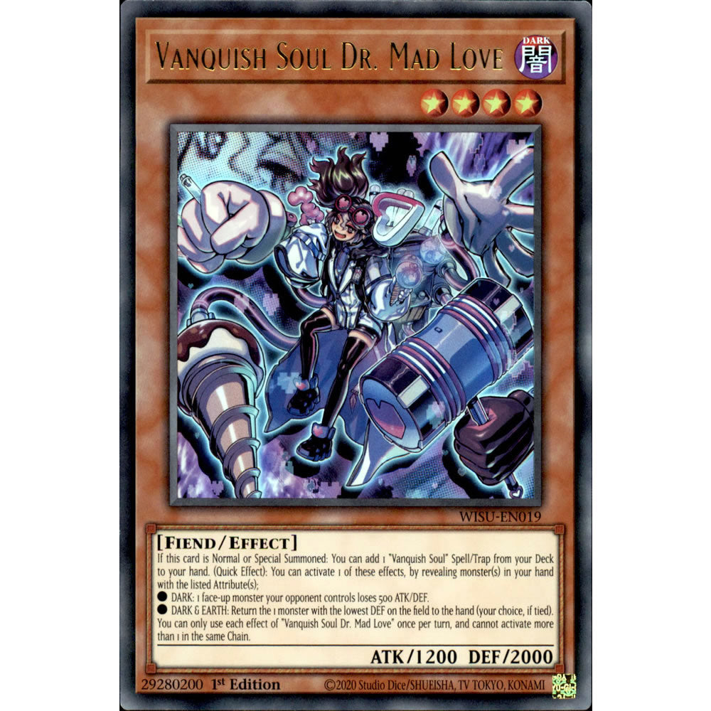 Vanquish Soul Dr. Mad Love WISU-EN019 Yu-Gi-Oh! Card from the Wild Survivors Set