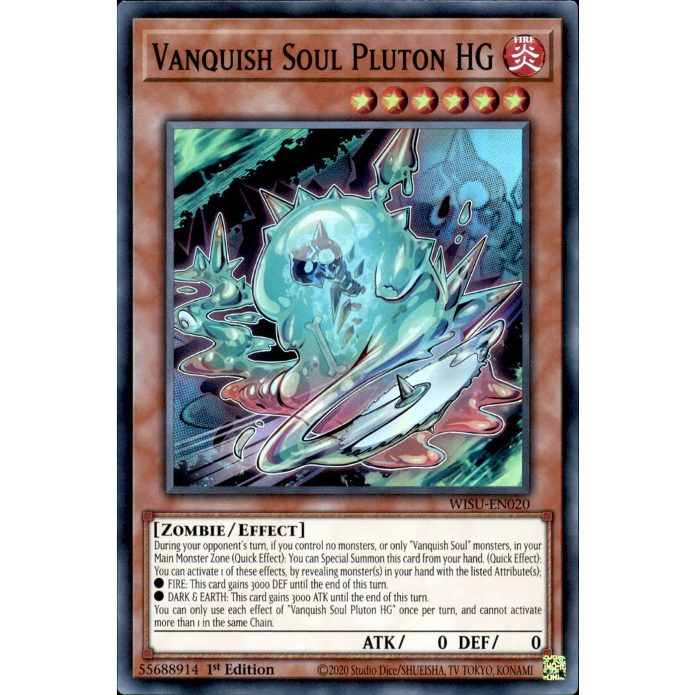 Vanquish Soul Pluton HG WISU-EN020 Yu-Gi-Oh! Card from the Wild Survivors Set