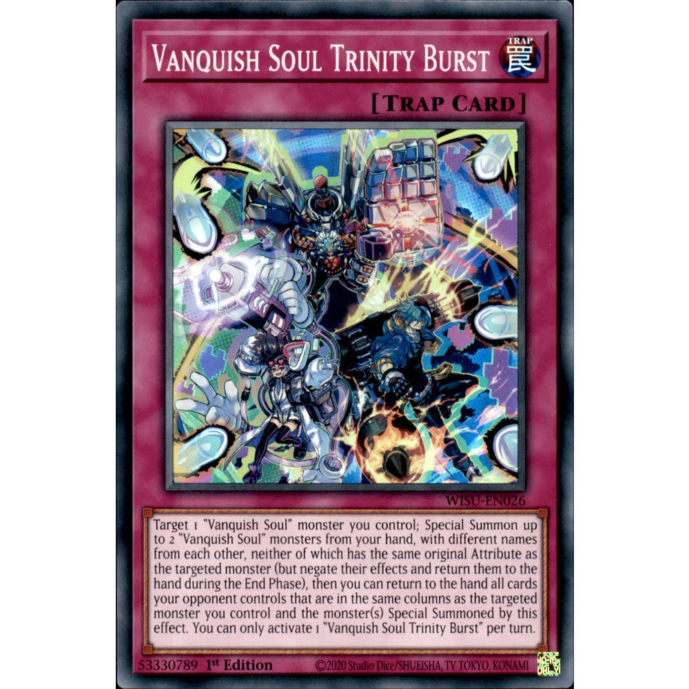 Vanquish Soul Trinity Burst WISU-EN026 Yu-Gi-Oh! Card from the Wild Survivors Set