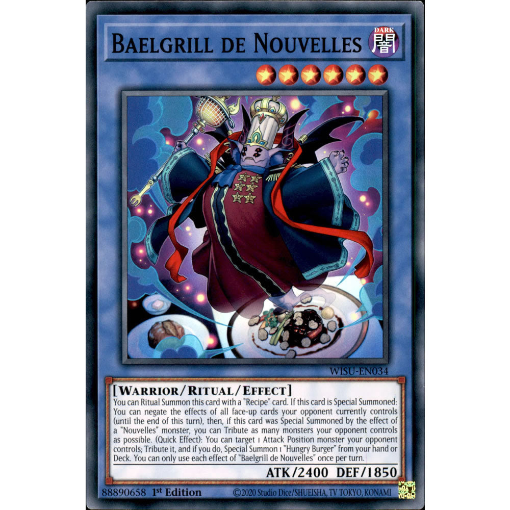 Baelgrill de Nouvelles WISU-EN034 Yu-Gi-Oh! Card from the Wild Survivors Set