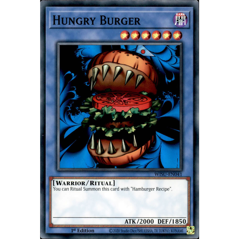Hungry Burger WISU-EN041 Yu-Gi-Oh! Card from the Wild Survivors Set