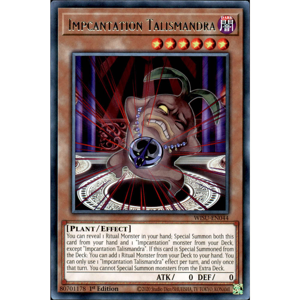 Impcantation Talismandra WISU-EN044 Yu-Gi-Oh! Card from the Wild Survivors Set