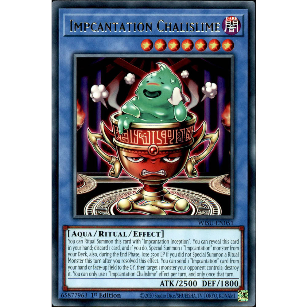 Impcantation Chalislime WISU-EN051 Yu-Gi-Oh! Card from the Wild Survivors Set