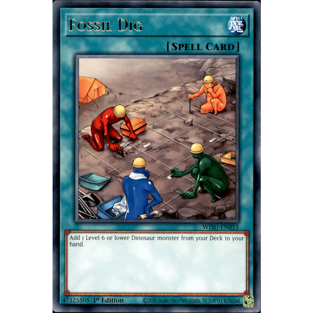 Fossil Dig WISU-EN055 Yu-Gi-Oh! Card - Deckboosters Fossil Dig WISU-EN055 Yu-Gi-Oh! Card - Deckboosters