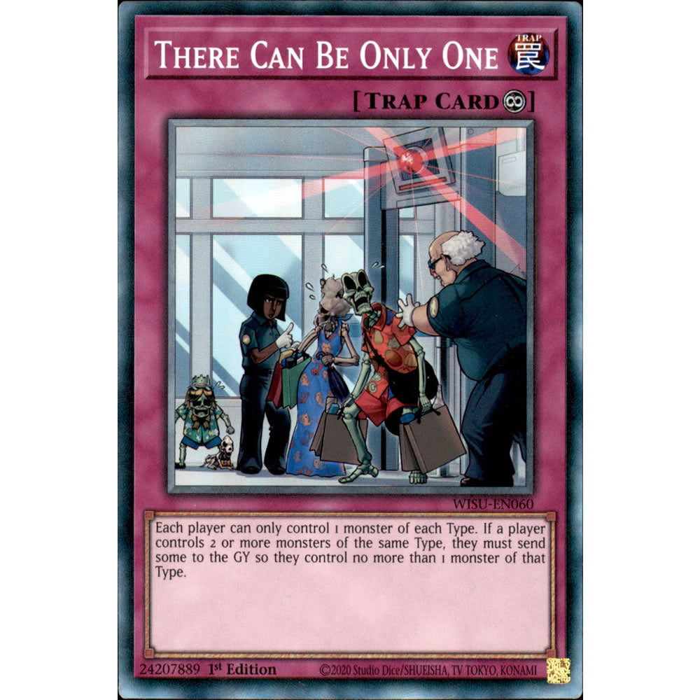 There Can Be Only One WISU-EN060 Yu-Gi-Oh! Card from the Wild Survivors Set