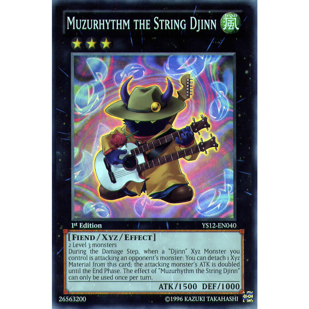 Muzurhythm the String Djinn YS12-EN040 Yu-Gi-Oh! Card from the XYZ Symphony Set