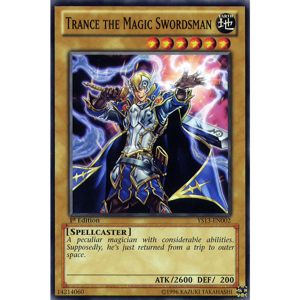 Trance the Magic Swordsman YS13-EN002 Yu-Gi-Oh! Card from the V for Victory Set