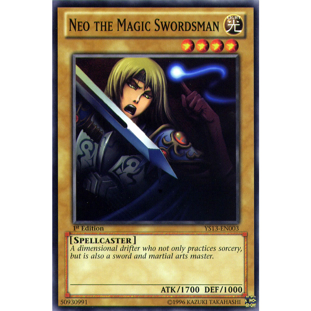 Neo the Magic Swordsman YS13-EN003 Yu-Gi-Oh! Card from the V for Victory Set