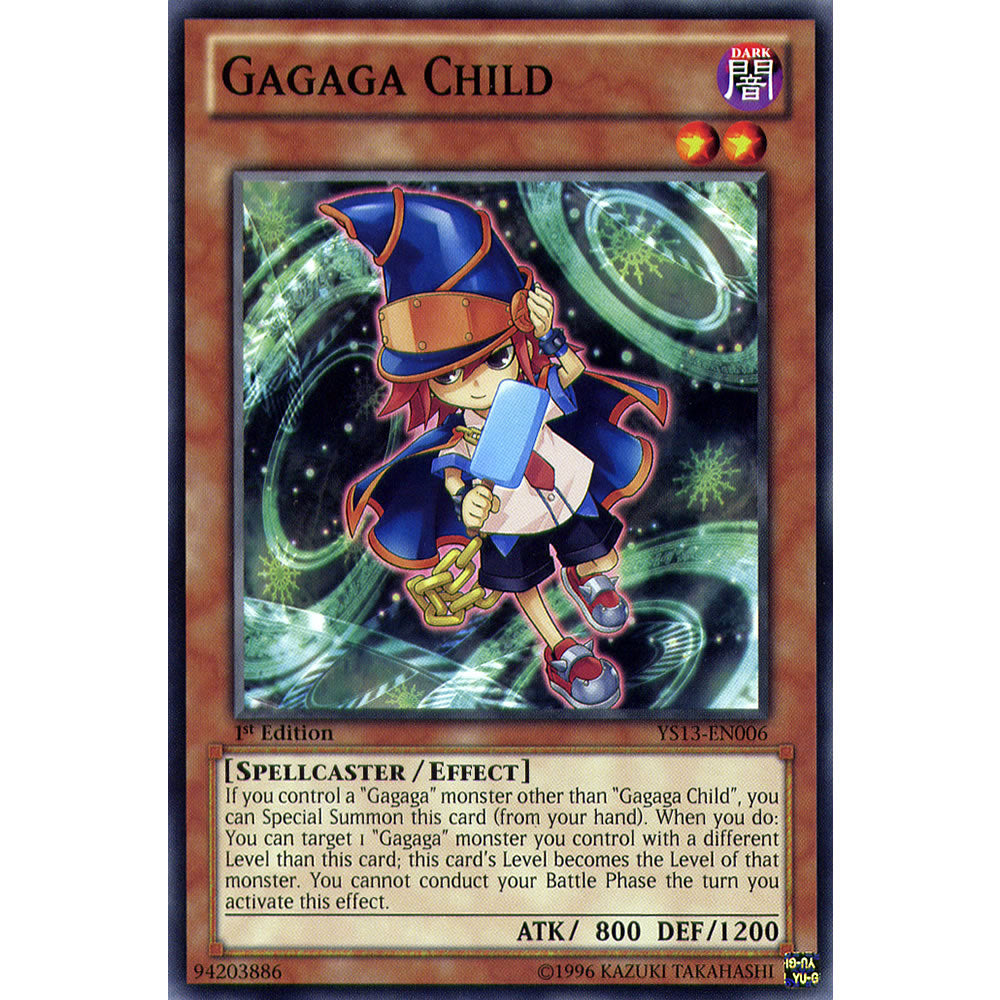 Gagaga Child YS13-EN006 Yu-Gi-Oh! Card from the V for Victory Set