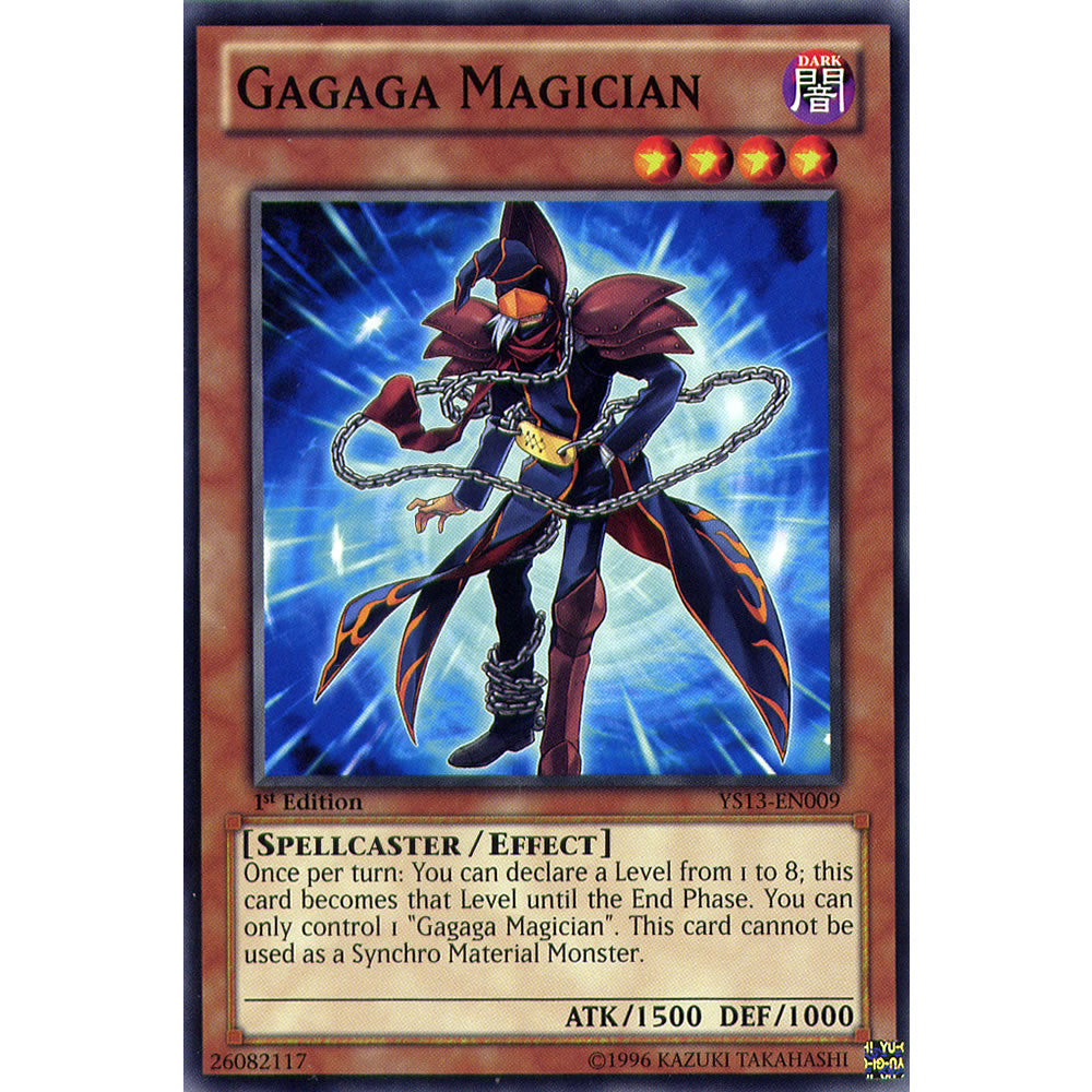 Gagaga Magician YS13-EN009 Yu-Gi-Oh! Card from the V for Victory Set