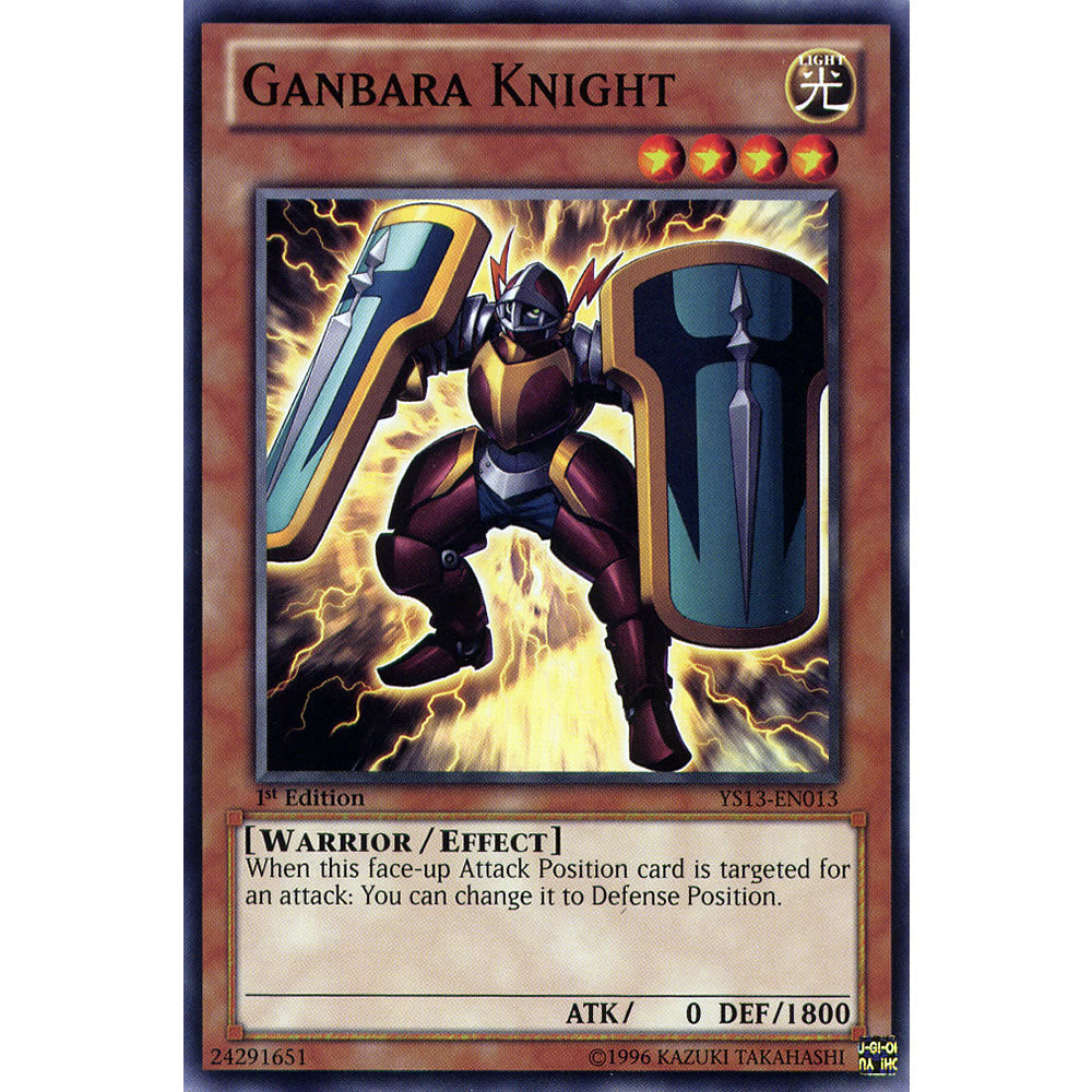 Ganbara Knight YS13-EN013 Yu-Gi-Oh! Card from the V for Victory Set