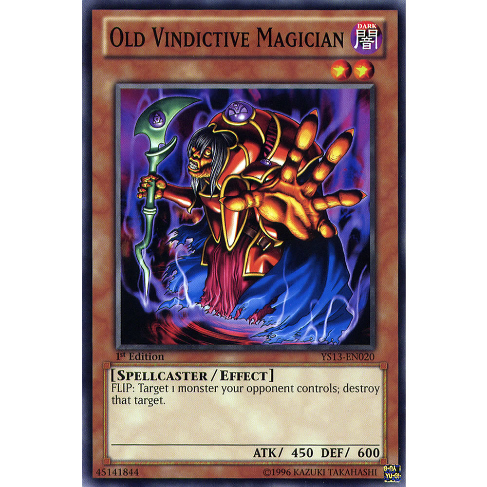Old Vindictive Magician YS13-EN020 Yu-Gi-Oh! Card from the V for Victory Set