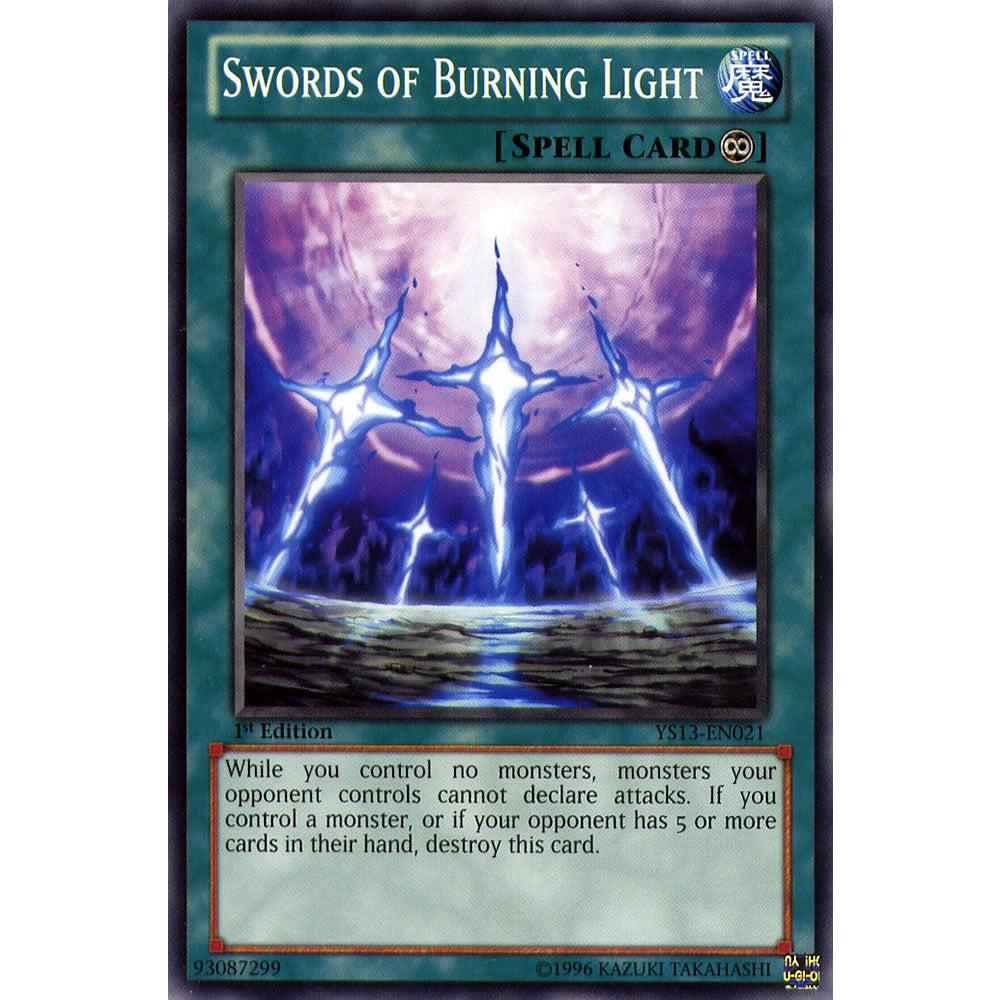 Swords of Blazing Light YS13-EN021 Yu-Gi-Oh! Card from the V for Victory Set