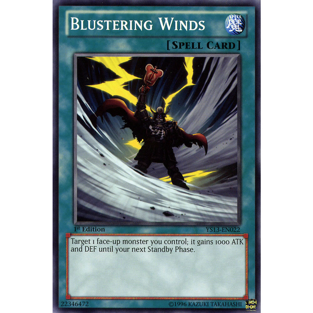 Blustering Winds YS13-EN022 Yu-Gi-Oh! Card from the V for Victory Set