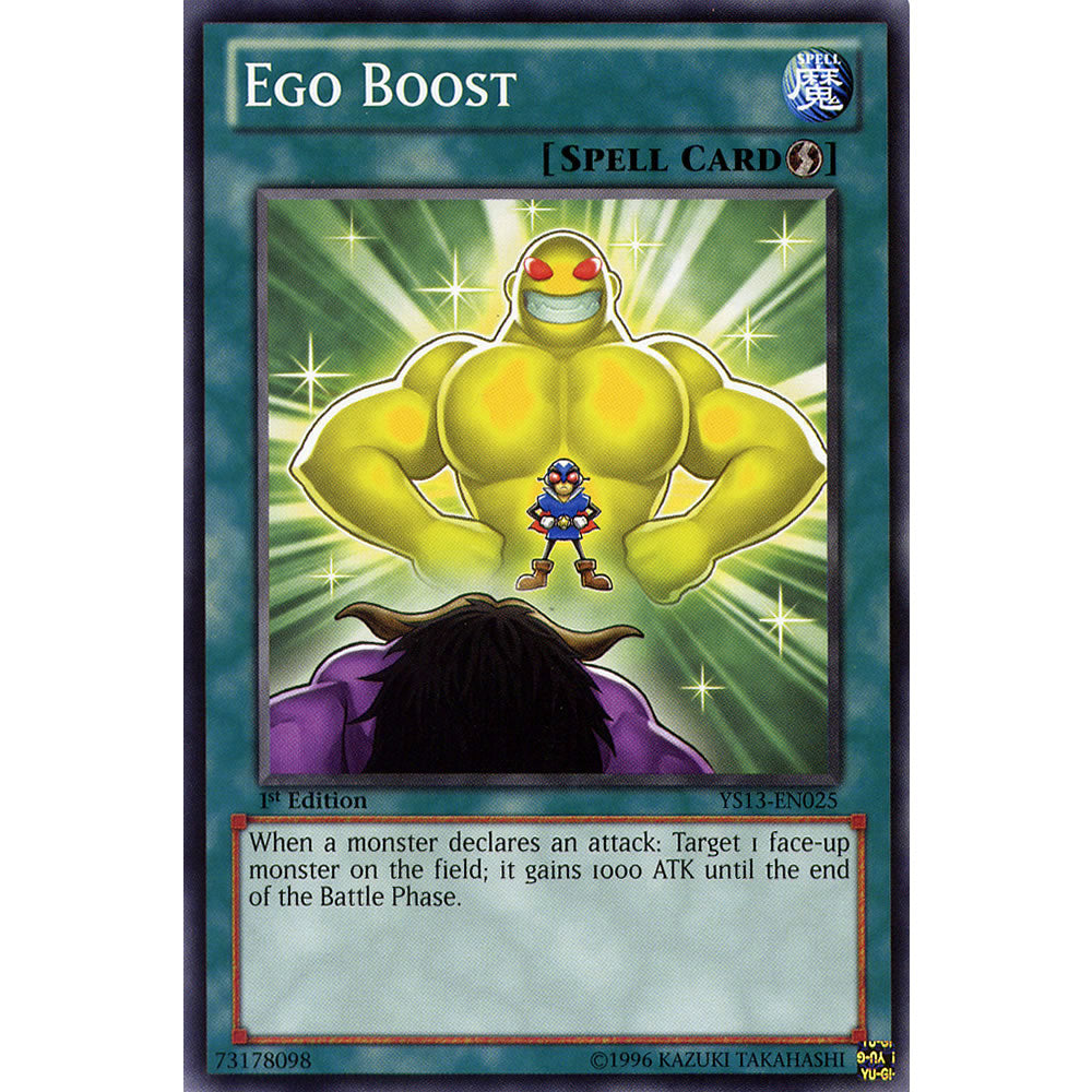 Ego Boost YS13-EN025 Yu-Gi-Oh! Card from the V for Victory Set