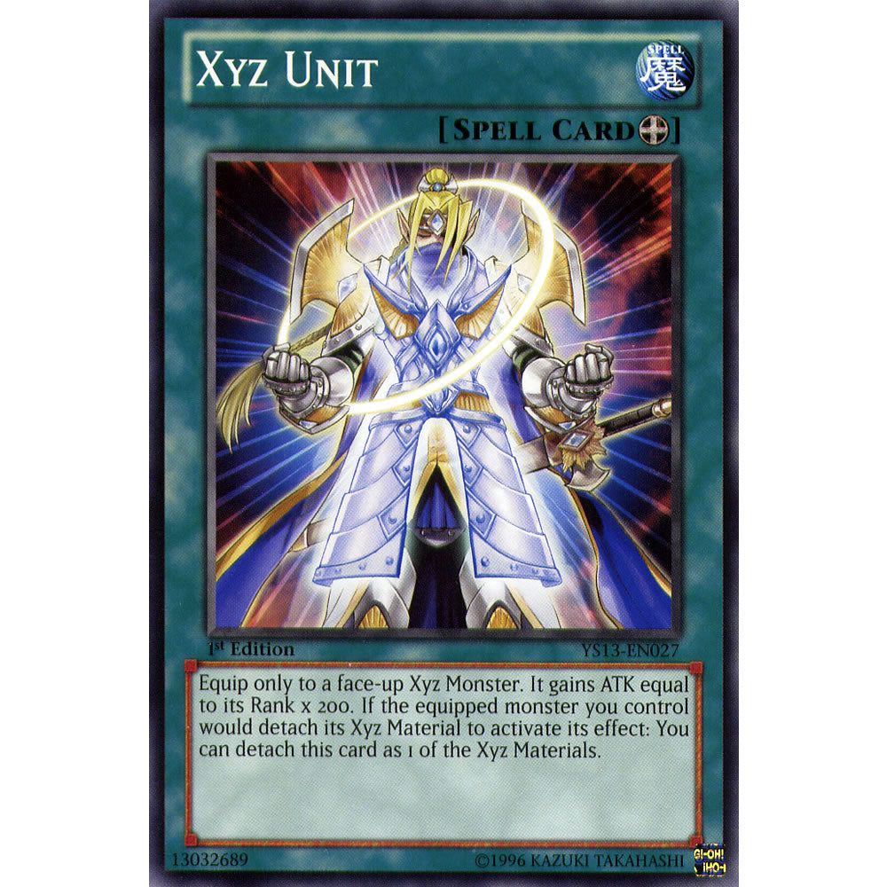Xyz Unit YS13-EN027 Yu-Gi-Oh! Card from the V for Victory Set