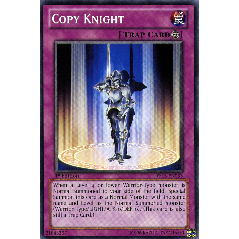 Copy Knight YS13-EN033 Yu-Gi-Oh! Card from the V for Victory Set